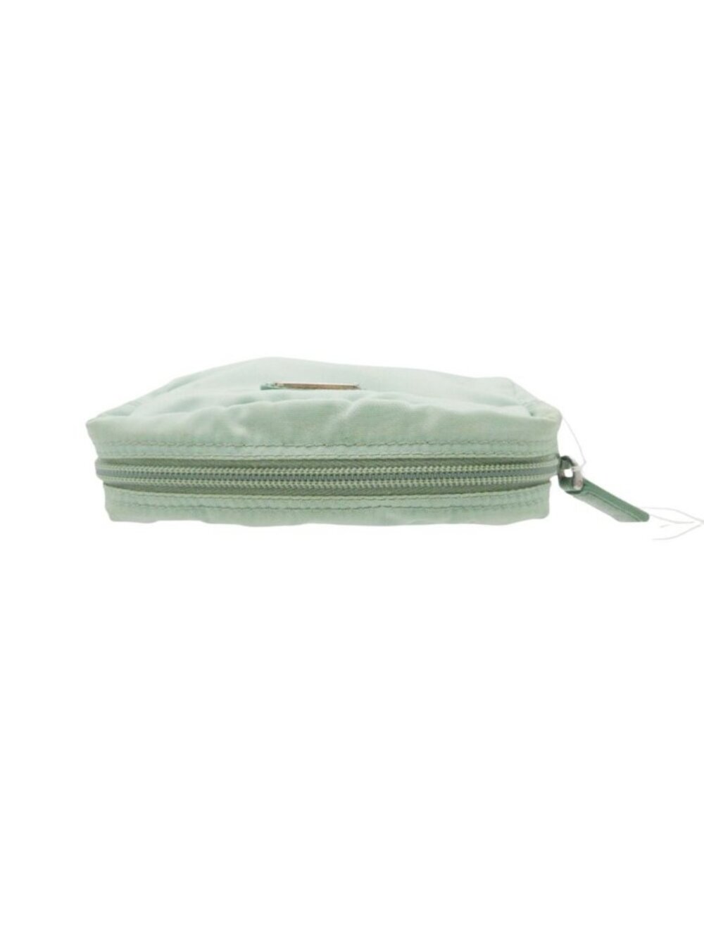 Prada Pouch Tessuto Cosmetics Makeup Nylon Mint Green - Picture 6 of 10